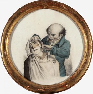 Dyktig barberer, 1823 av Louis Leopold Boilly