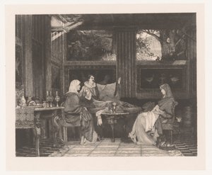 Venantius Fortunatus leser diktene sine for Radegonda VI av Louis  Lucas