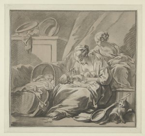De goede moeder Den gode moren av Louis Marin Bonnet