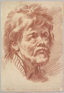 Leder av en gammel mann, midten til slutten av 1700-tallet. av Louis Marin Bonnet