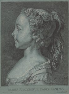 Marie-Rosalie Vanloo, ca. 1764. av Louis Marin Bonnet