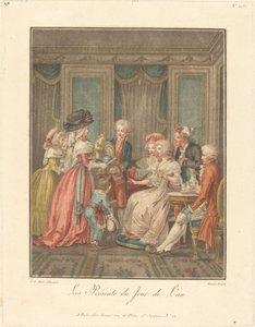 Nyttårsgaver av Louis Marin Bonnet after Jean Baptiste Hüet, I