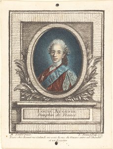 Louis-Auguste, Dauphin fra Frankrike av Louis Marin Bonnet after Louis Michel Van Loo
