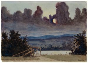Mørke skyer, ca. 1901. av Louis Michel Eilshemius
