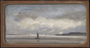 New York havn av Louis Michel Eilshemius