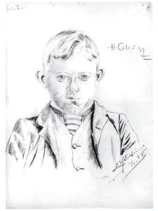Portrett av Howard L. Coles, desember 1883. av Louis Michel Eilshemius