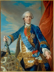 Portrett av Ludvig XV av Louis Michel van Loo