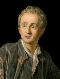 Portrait of the French writer and philosopher Denis Diderot (1713-1784) engraving by Michel Van Loo