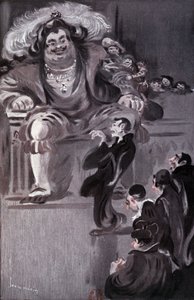 Gargantua - i "Gargantua" av Rabelais, ill. av Louis Morin, red. Laurens, Paris