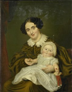 Mrs. Carp og hennes unge sønn av Louis Moritz