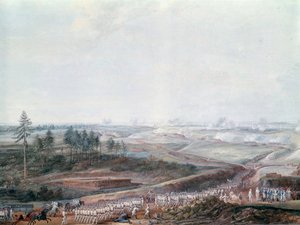 American Revolutionary War: Slaget ved Yorktown (eller York Town) 19.10.1781, detalj
