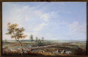 Sesession War: "" slaget ved Yorktown av Louis Nicolas van Blarenberghe