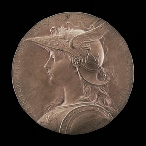 Hundreårsjubileet for Bank of France, 1800-1900 [forside], 1900.