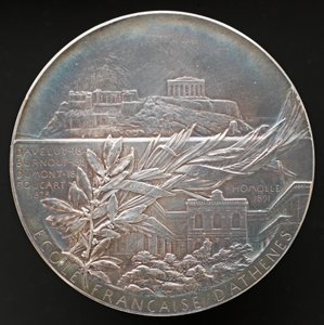 French School of Athens [revers], 1898.