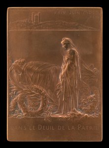 Frankrike sørger over republikkens president [omvendt], 1894.