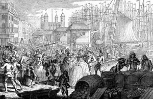 Importen av Storbritannia fra Frankrike..., 1757.