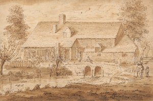 Utsikt nær Aldenham, Herts av Louis Philippe Boitard