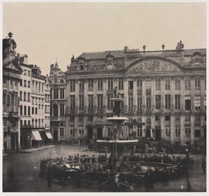 Uten tittel Construction of Commemorative Fountain, juli 1856.