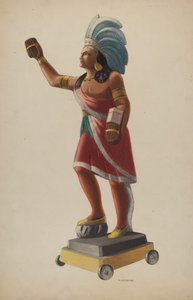 Sigarbutikk indisk, 1938.