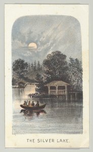 The Silver Lake, fra serien, Views in Central Park, New York, del 2, 1864.