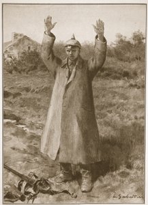 Kamerad.. Unnskyld! Hands-up metode for tysk overgivelse av Louis Remy Sabattier
