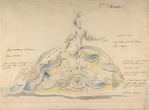 Frøken Marie-Jeanne Fesch Chevallier,. av Louis Rene Boquet