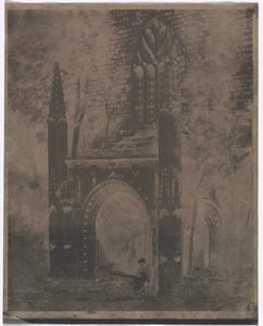 Fountain of Notre Dame i Saint-Brieuc, Bretagne, ca. 1853.