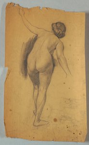 Studie av nakenfigur