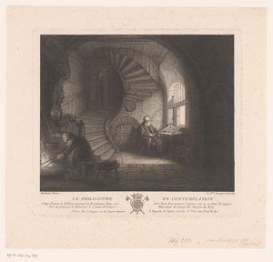 Kontemplativ filosof La philosophe en contemplation (tittel på objekt)