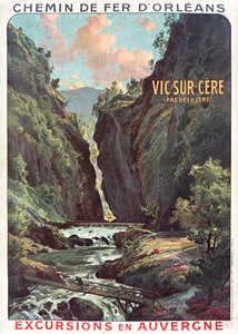 Orleans jernbane. Vic-sur-Cere, ca. 1900-1910.