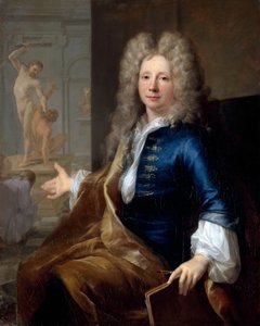 Portrett av Louis Boullogne den yngre 1654-1733 av Louis Tocqué