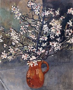 Almond Blossom, ca. 1925 (olje på lerret) av Louis Valtat