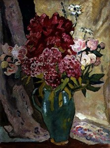 Stor bukett med blomster av Louis Valtat