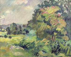 Normandie landskap av Louis Valtat