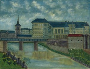 Institution Saint Marie, Belfort (olje på lerret)