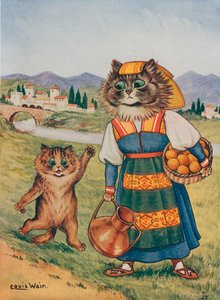 Vær så snill, jeg vil ha en appelsin av Louis Wain