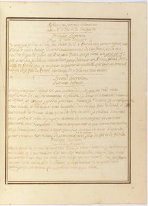 "Refleksjon over mitt intervju med Mr. le Duc de la Vauguyon", autografmanuskript, januar 1767 til tidlig 1769 av Louis XVI