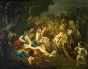The Infancy of Bacchus, ca. 1700-10 (olje på lerret)