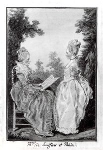 Madame la Comtesse de Boufflers og Thérèse, midten av 1760-tallet.