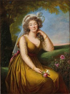 Jeanne Bécu, grevinne Du Barry 1743-1793. av Elisabeth Louise Vigee Lebrun