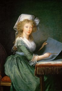 Prinsesse Luisa Maria av Napoli og Sicilia 1773-1802, ca. 1790. av Elisabeth Louise Vigee Lebrun