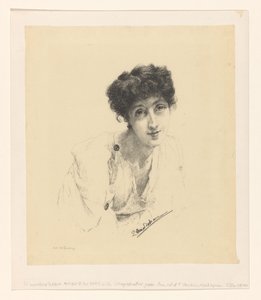 Portrett av Laura Theresa Alma-Tadema av Lourens Alma Tadema
