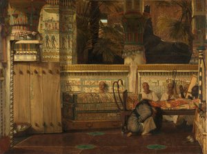 Den egyptiske enken av Lourens Alma Tadema