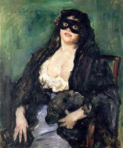 The Black Mask (olje på lerret)