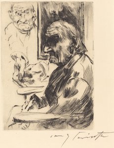 Alter Mann Old Man, 1916. av Lovis Corinth