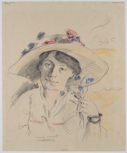 Portrett av kunstnerens hustru, Charlotte Berend-Corinth