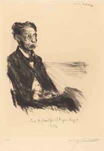 Portrett av grev Keyserling, 1919. av Lovis Corinth