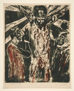 Kristus på korset av Lovis Corinth