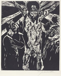 Kristus på korset (Korsfestelsen) av Lovis Corinth