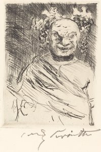 The Gastmahl of Trimalchio: pl. I (Trimalchios bankett: pl. I) av Lovis Corinth